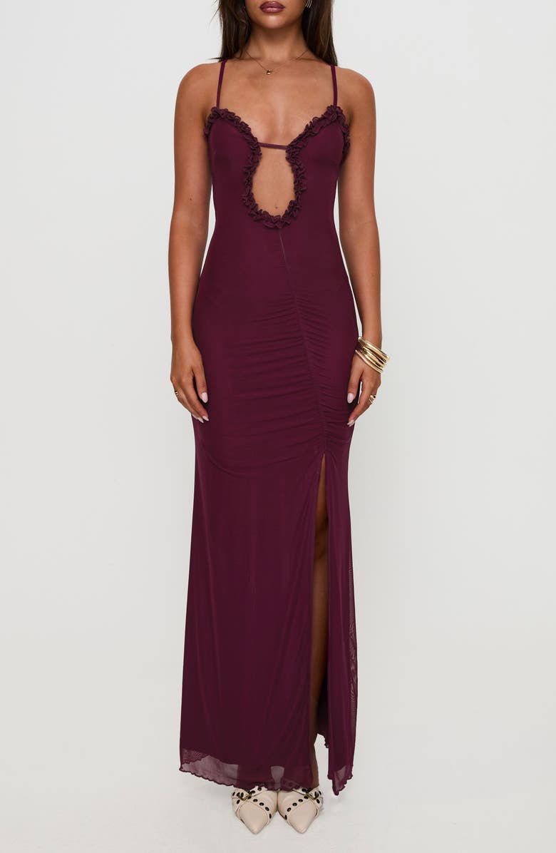 Frederica Plunge Maxi Dress