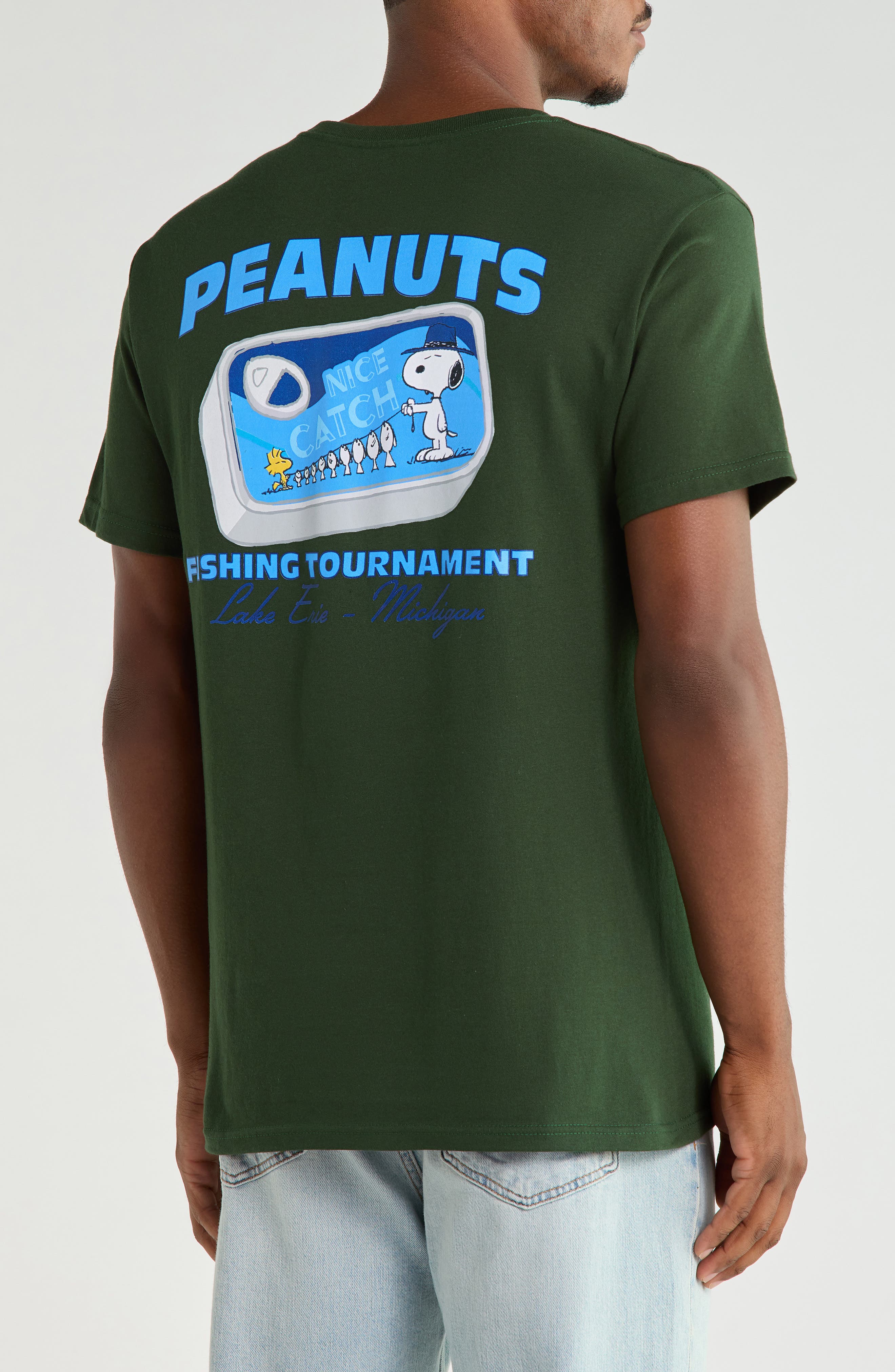 The Forecast Agency Peanuts® Fishing Graphic T-Shirt (Men) | Nordstromrack