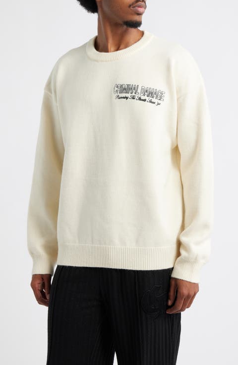Running the Streets Embroidered Sweater