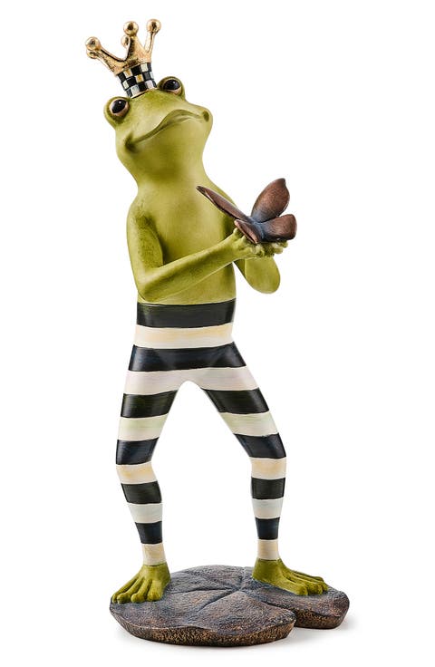 Courtly Check Fergal The Frog with Butterfly Figurine