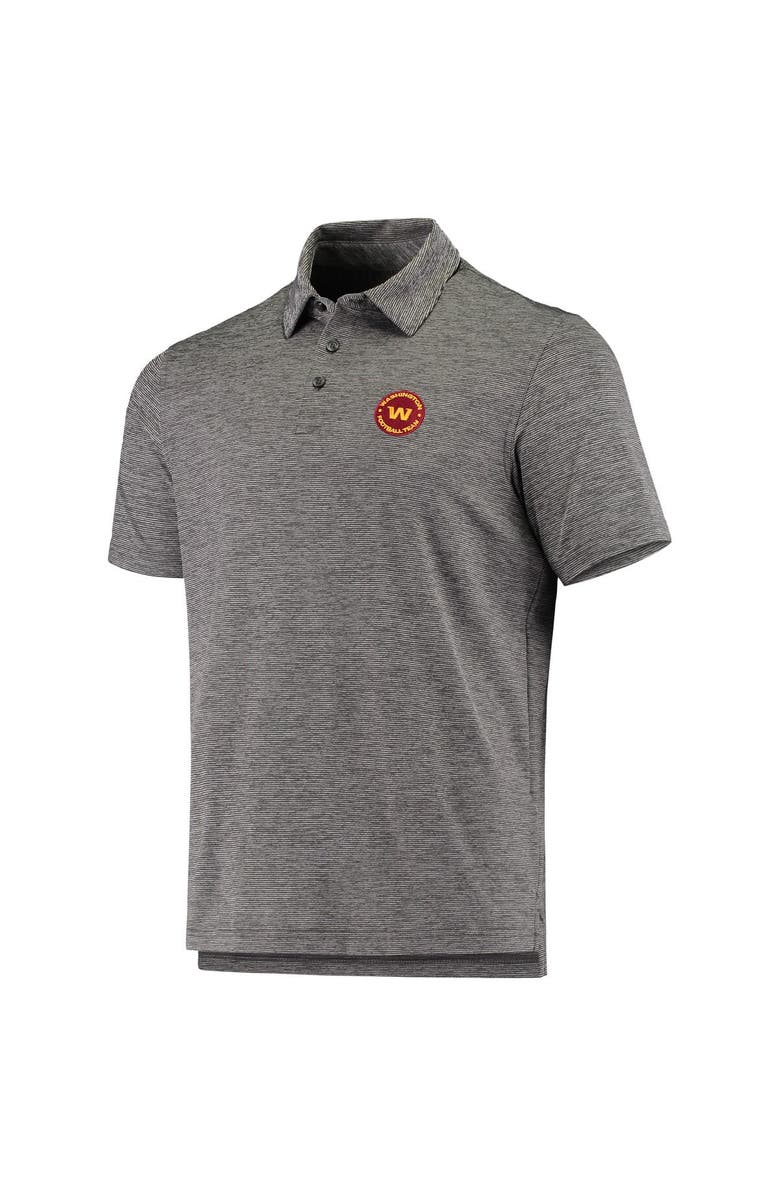 vineyard vines Men's Vineyard Vines Charcoal Washington Football Team Destin Stripe Sankaty Polo, Alternate, color, Charcoal