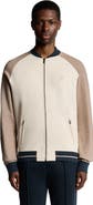 Lyle & Scott Interlock Contrast Raglan Bomber Jacket