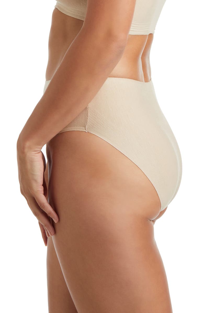 TC 3-Pack Cotton & Modal High Cut Briefs, Alternate, color, Warm Beige