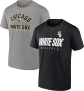 FANATICS Men's Fanatics Branded Black/Gray Chicago White Sox Player Pack T-Shirt Combo Set