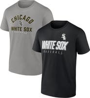 FANATICS Men's Fanatics Branded Black/Gray Chicago White Sox Player Pack T-Shirt Combo Set