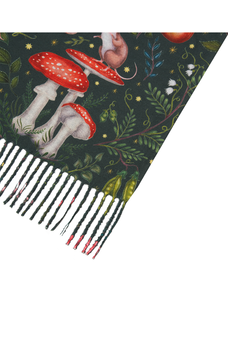 Fable England Catherine Rowe's Into The Woods Scarf, Alternate, color, Green