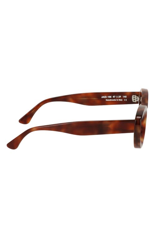 Cult Gaia X Thierry Lasry Jazz 47mm Oval Sunglasses In Brown