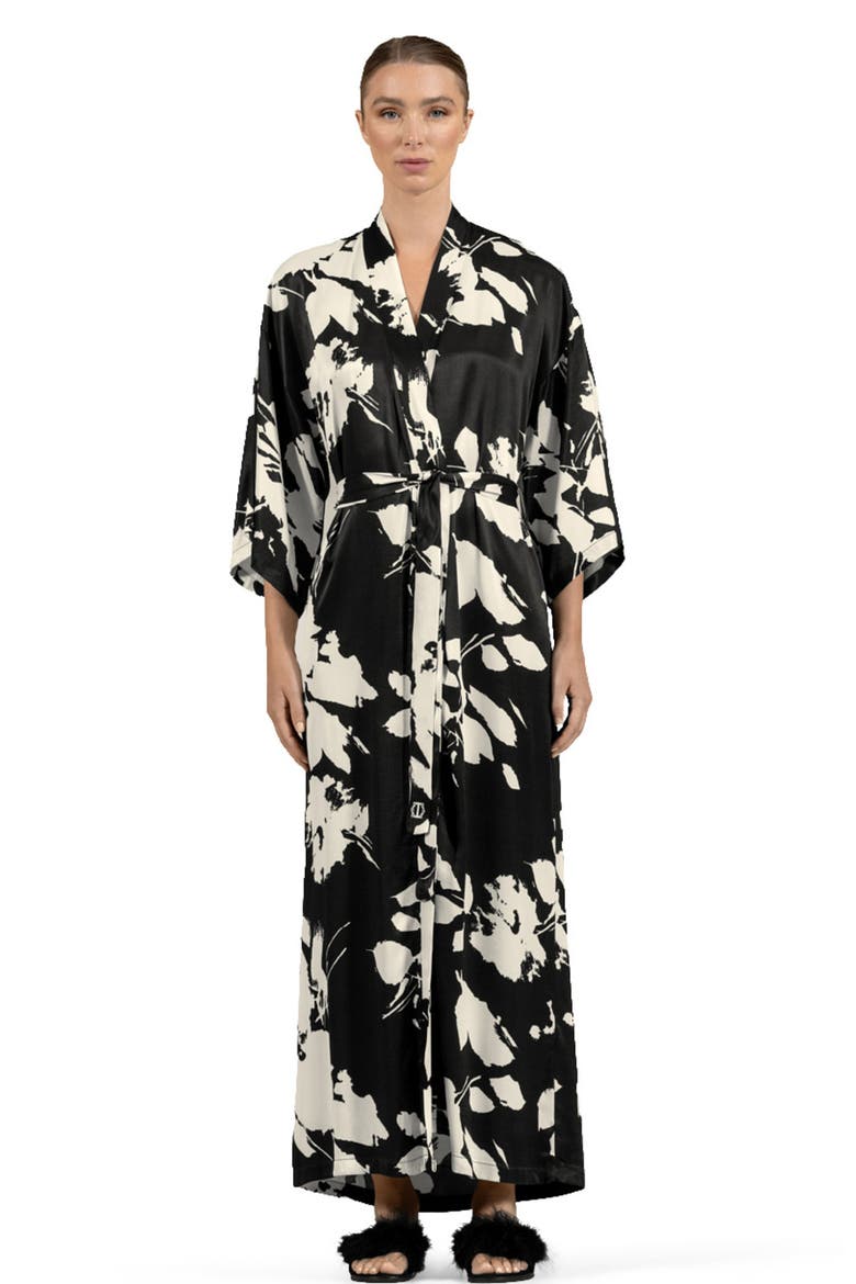 Gerini Women's Robe, Alternate, color, Black