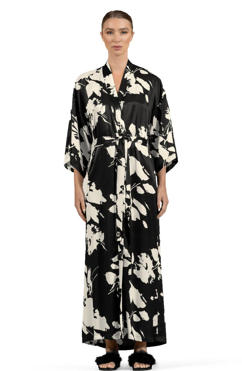 Togas Gerini Women's Robe, Alternate, color, Black