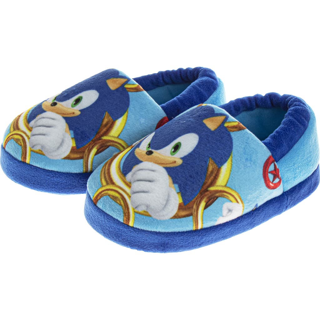 Josmo Kids' Sega Sonic The Hedgehog Slipper In Blue