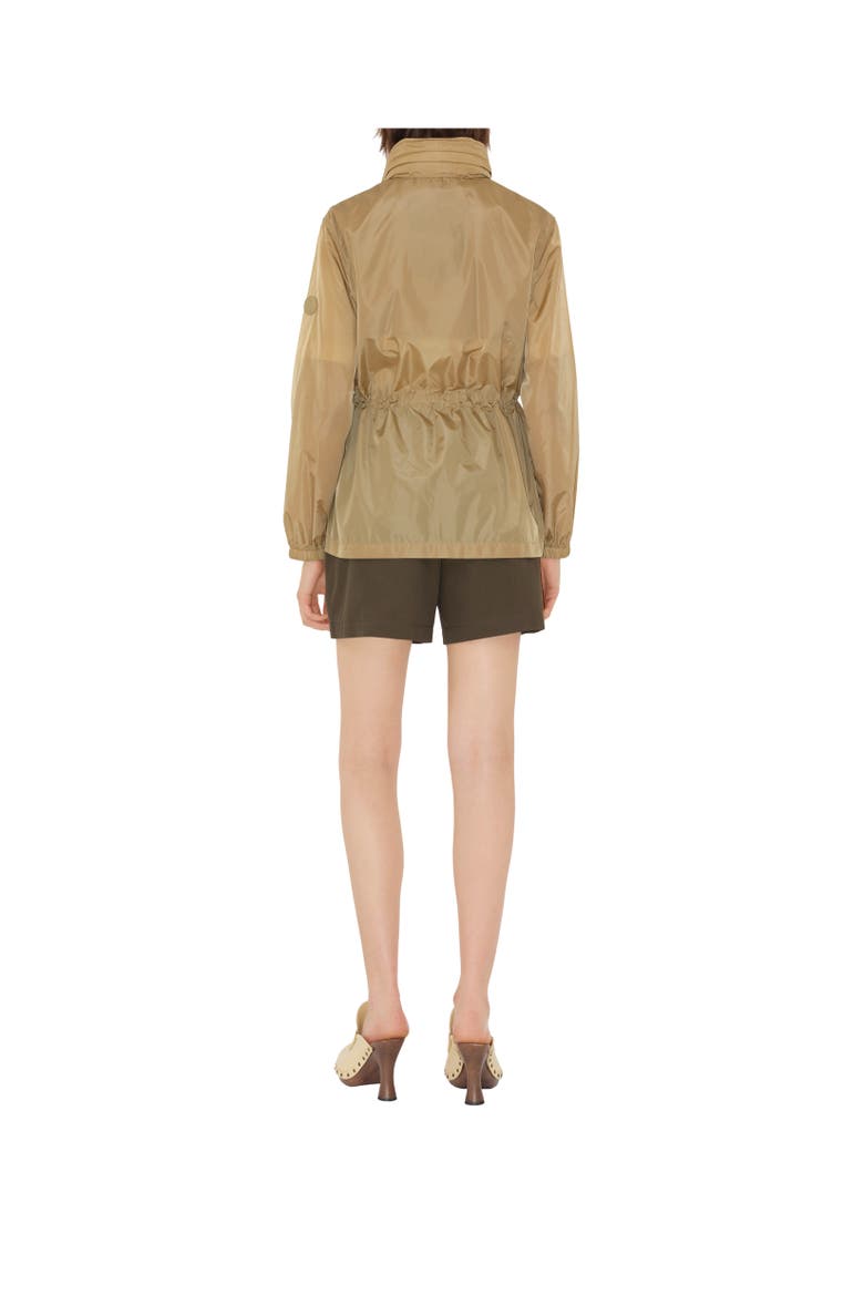 Short Nylon Blackpool Parka, Alternate, color, Flax beige