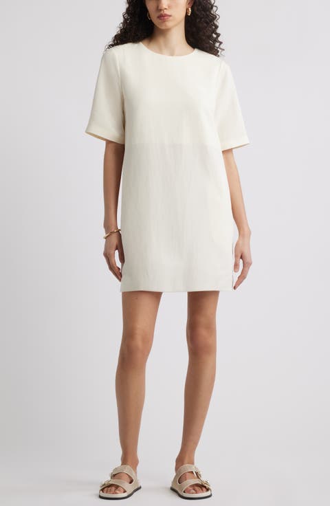 Short Sleeve Shift Dress