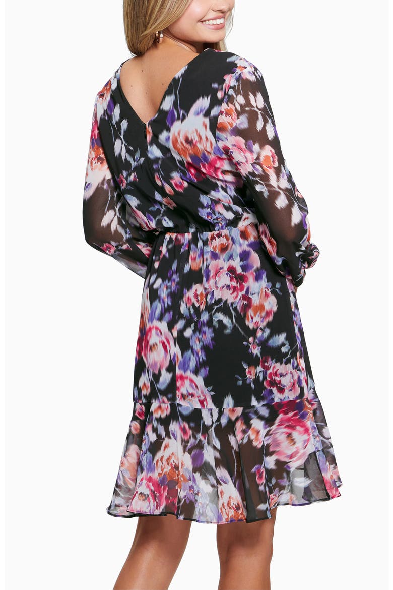 Seda Floral Print Long Sleeve Dress, Alternate, color, SECRET ADMIRER PRINT