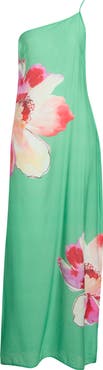 Hutch One-Shoulder Cover-Up Maxi Dress