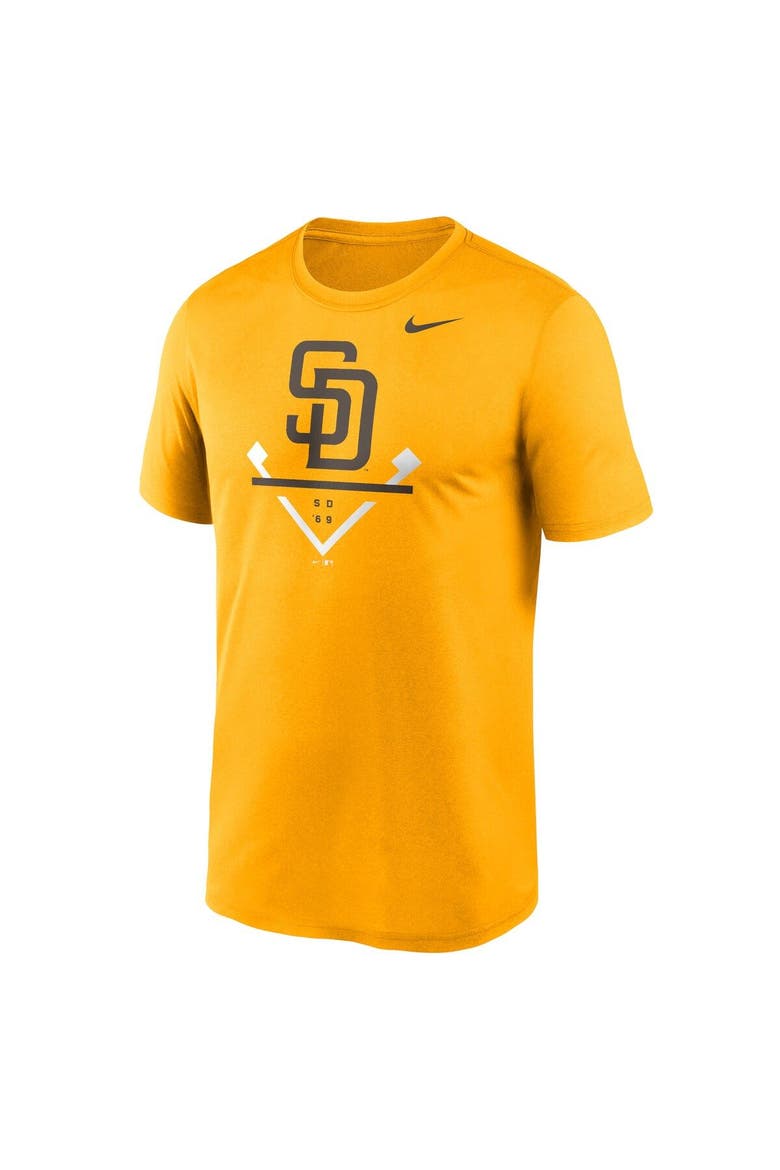Men's Nike Gold San Diego Padres Icon Legend T-Shirt, Alternate, color, Gold