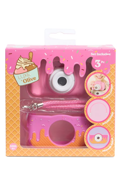 Kids' Ice Cream Case Digital Camera Set