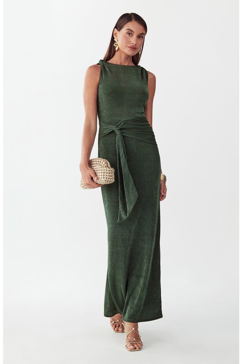Arnah Maxi Dress, Alternate, color, Dark Olive