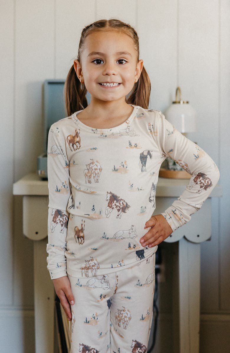 Copper Pearl Montana Long Sleeve Two-Piece Pajamas, Alternate, color, 