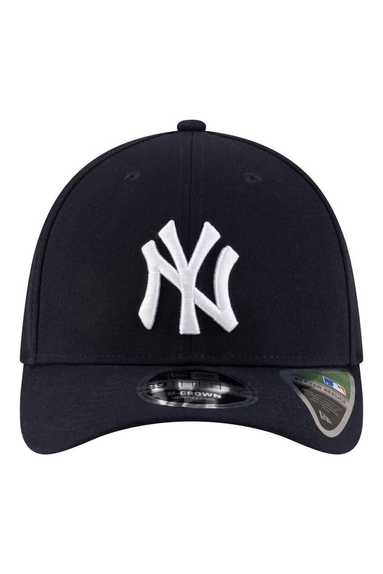 Men's New Era  Navy New York Yankees Player Replica 39THIRTY M-Crown Flex Hat, Alternate, color, Navy
