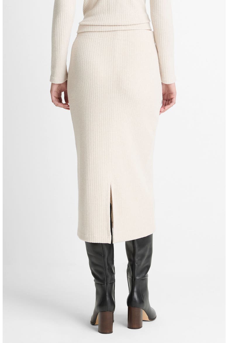 Cozy Rib Skirt, Alternate, color, HEATHER CREAM OAT