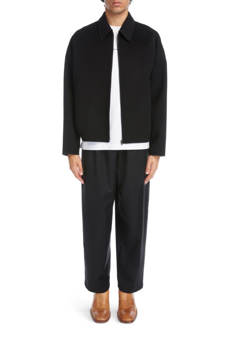 Wool Pull-On Pants, Alternate, color, BLACK