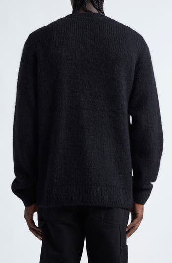 Dries Van Noten Mounia Oversize Alpaca & Merino Wool V-Neck Dries Van Noten Mounia Oversize Alpaca & Merino Wool V-Neck