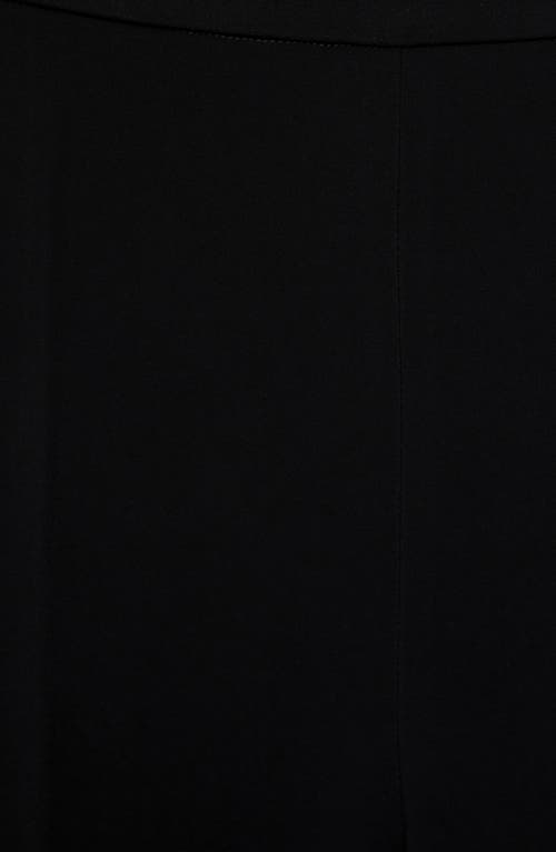 Mango High Waist Flare Pants In Black