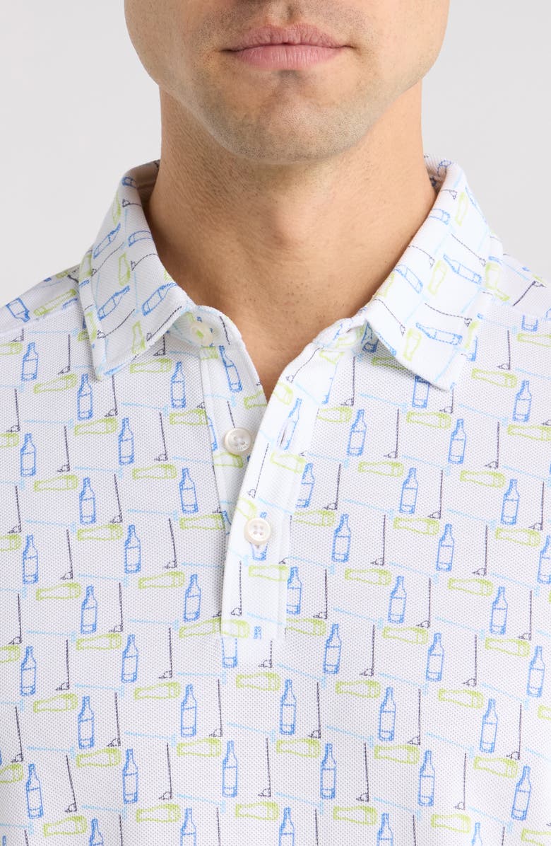 Tommy Bahama Emfielder Caddys & Cocktails IslandZone<sup>®</sup> Polo, Alternate, color, White