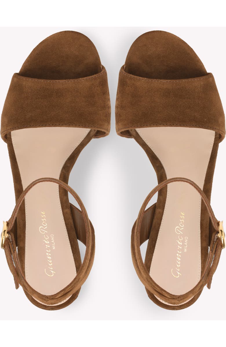 Gianvito Rossi Ardèa Sandals, Alternate, color, Brown Leather