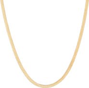 DLORIA Gold Snake Chain Necklace Sleek and Timeless Elegance