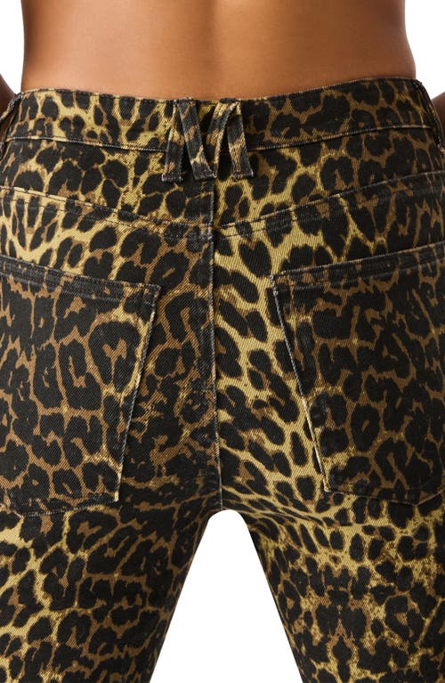 Steve Madden Lona Leopard Skinny Jeans In Animal Print