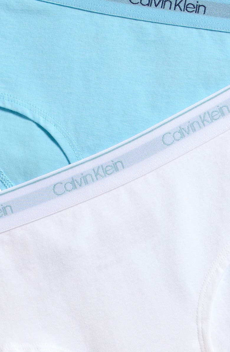 Calvin Klein Kids' 3-Pack Hipster Briefs, Alternate, color, Blue Freeze/ White/ Sand