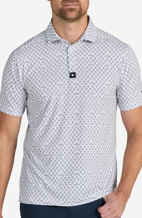 Core Geo Print Performance Polo