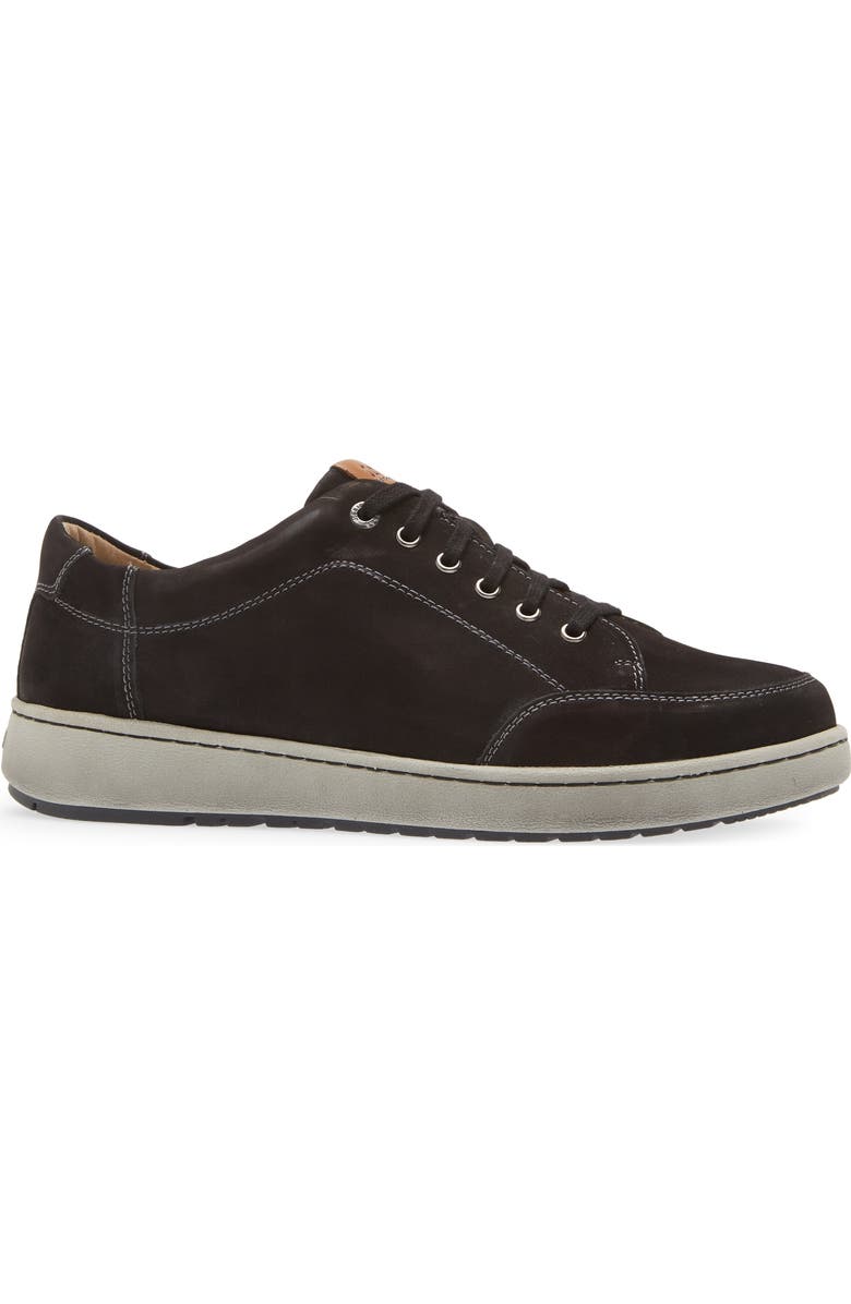 Josef Seibel David Sneaker, Alternate, color, Black Nubuck