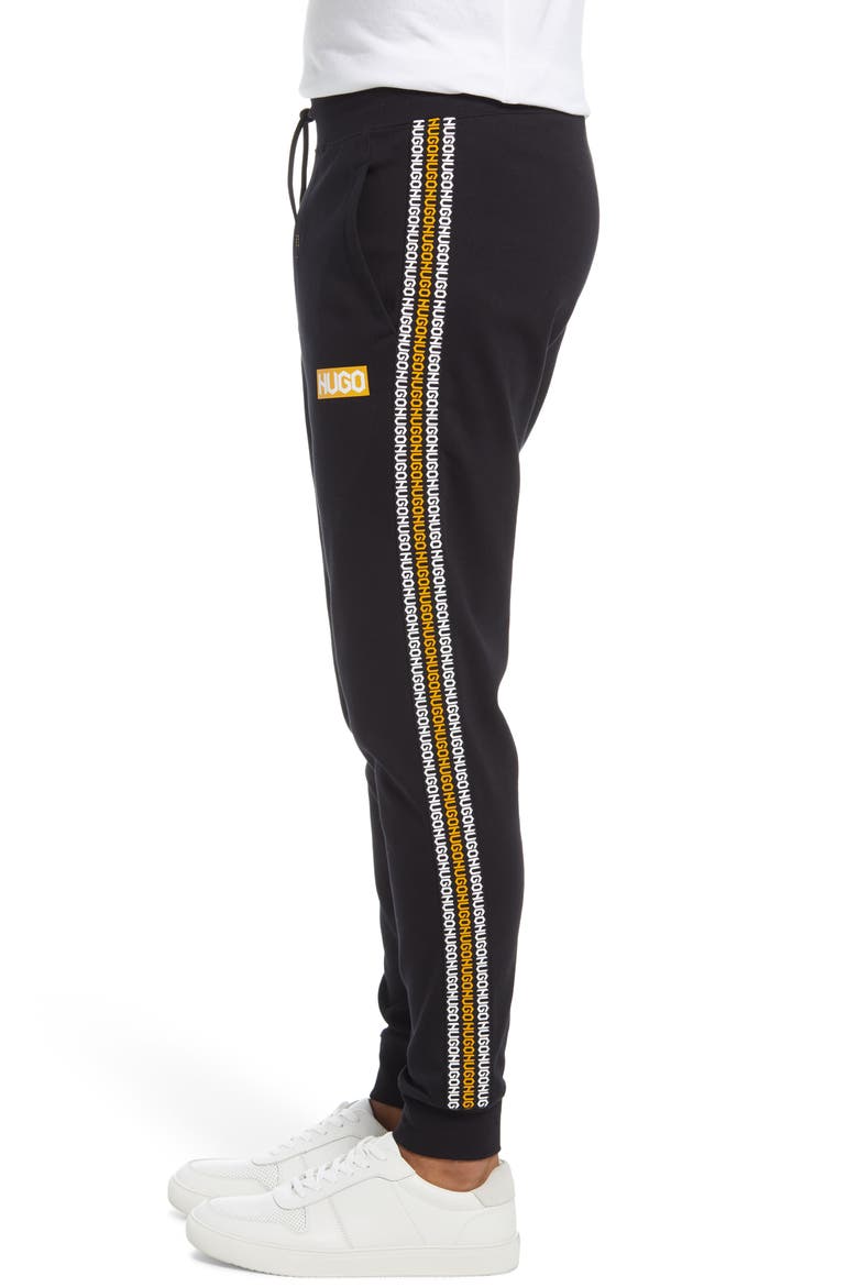 Donburi Logo Sweatpants, Alternate, color, BLACK