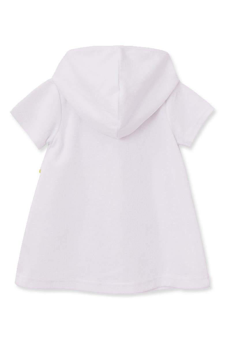 Little Me Hooded Swim Cover-Up Dress, Alternate, color,