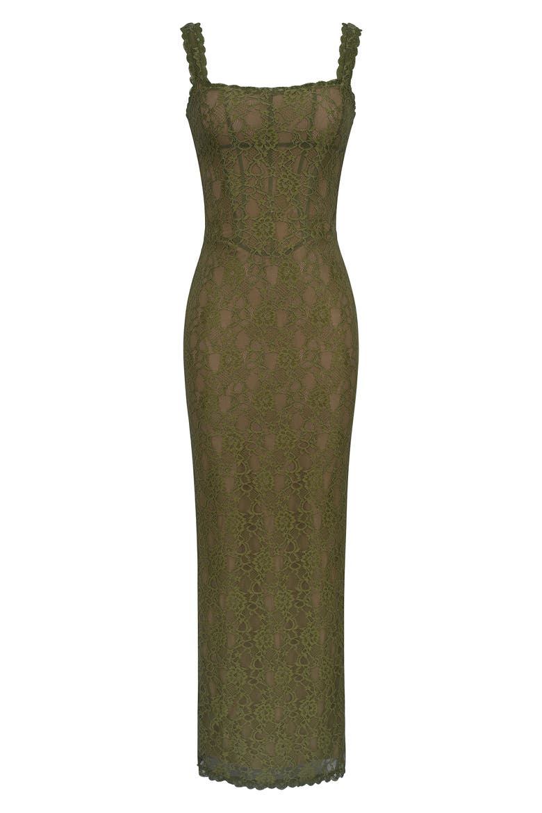 Aureliana Lace Gown, Alternate, color, LIME GREEN
