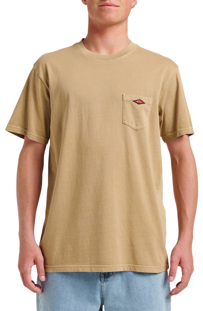 Quiksilver Saltwater Cotton Pocket T-Shirt, Main, color, Elmwood