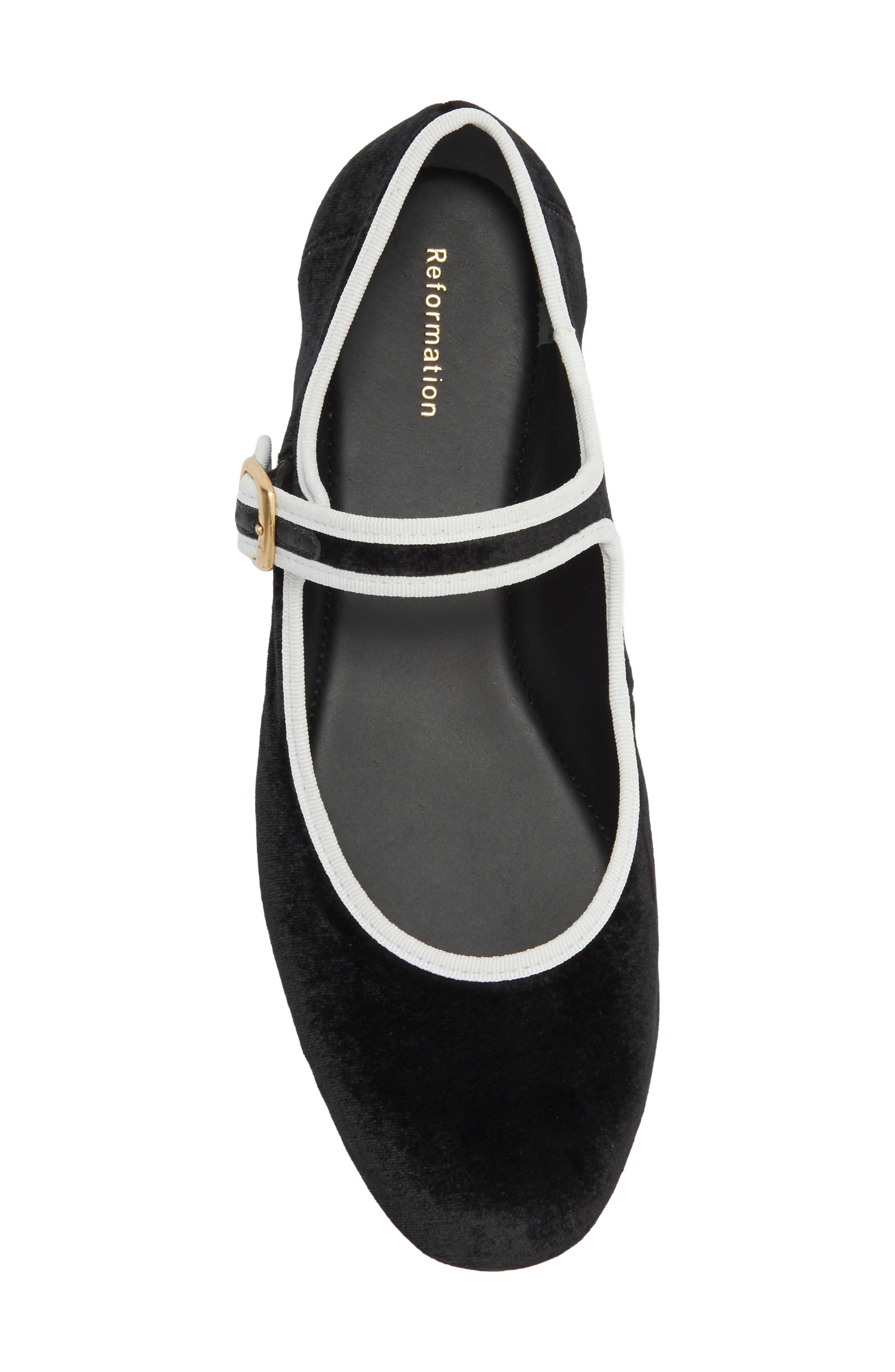 Tilly Mary Jane Ballet Flat, Alternate, color, BLACK VELVET