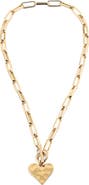 Erin McDermott Jewelry Hammered Heart Toggle Necklace