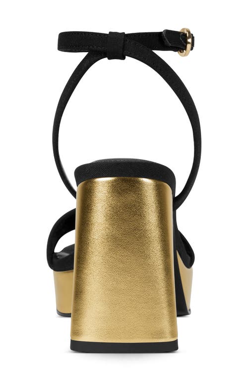 Karl Lagerfeld Paris Haden Ankle Strap Sandal In Black