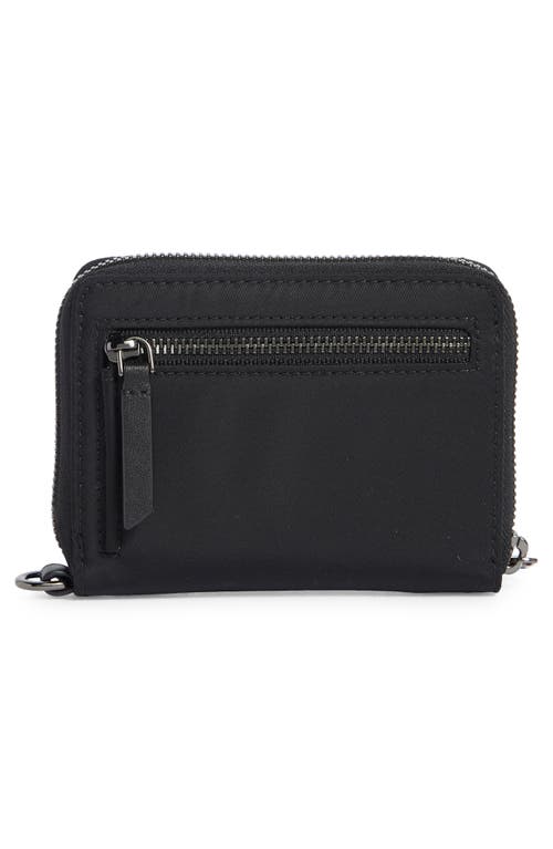 Tumi Tri-fold Zip Wallet In Black