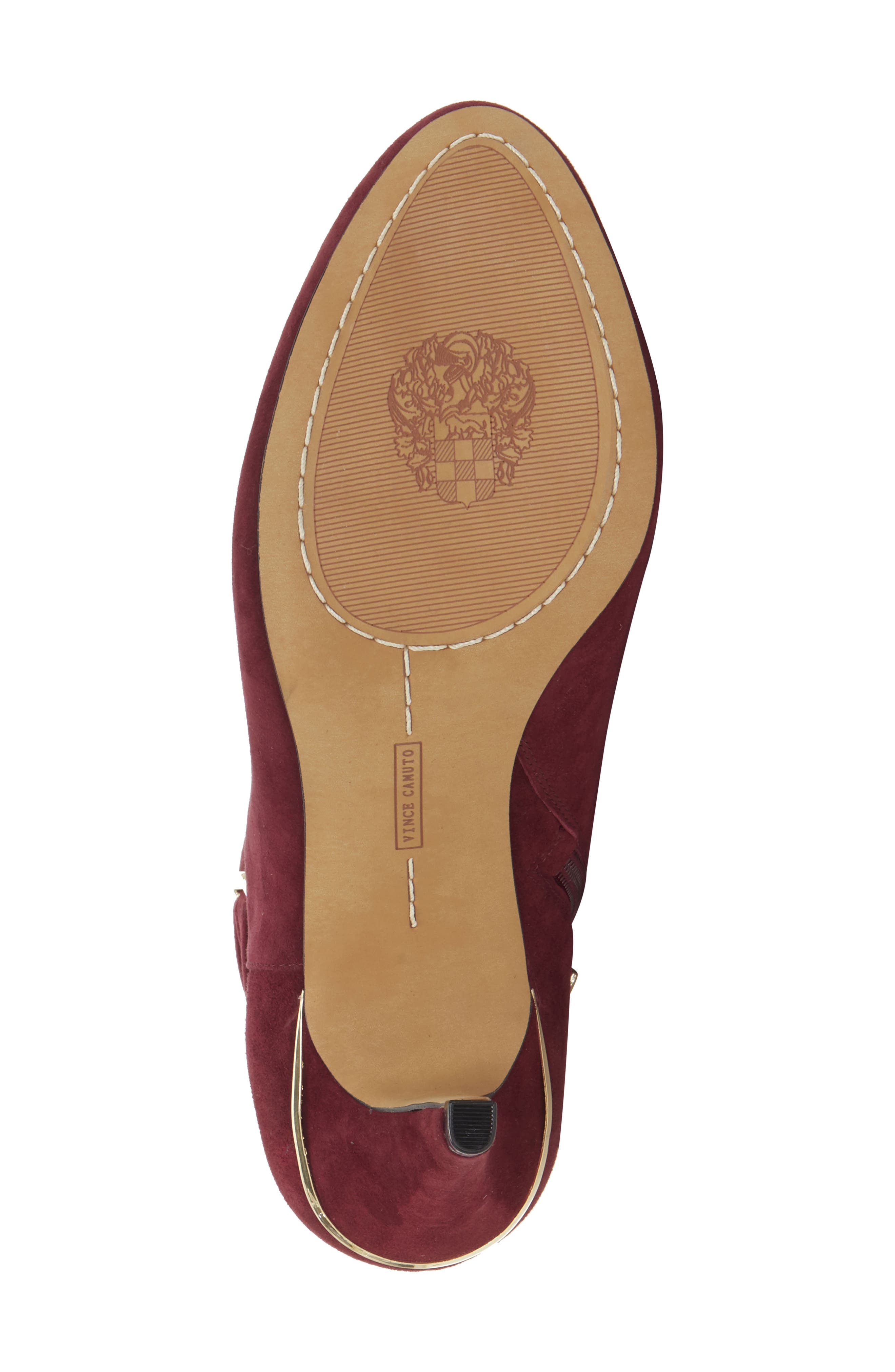Vinisha Bootie, Alternate, color, RIBBON RED SUEDE