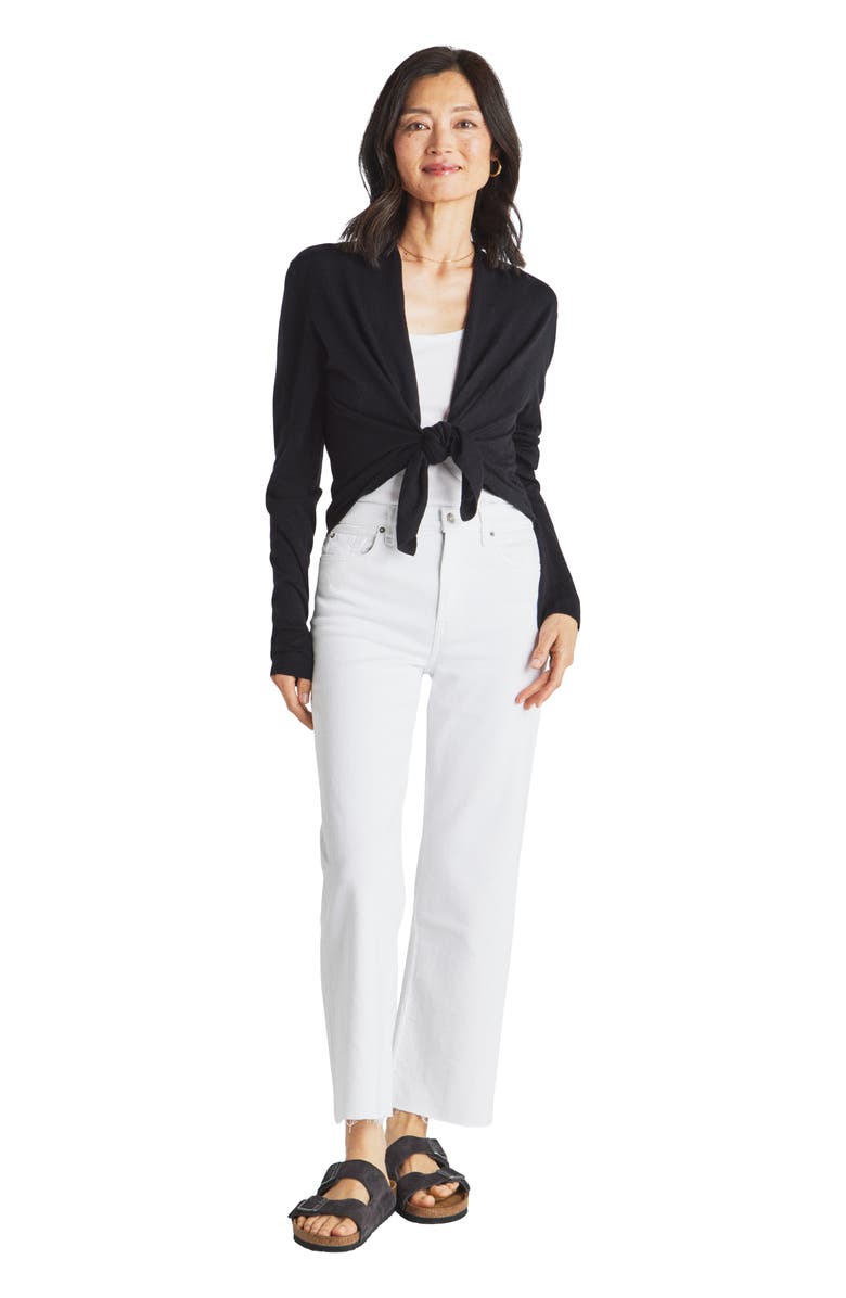 Splendid Sami Front Tie Cardigan, Alternate, color,