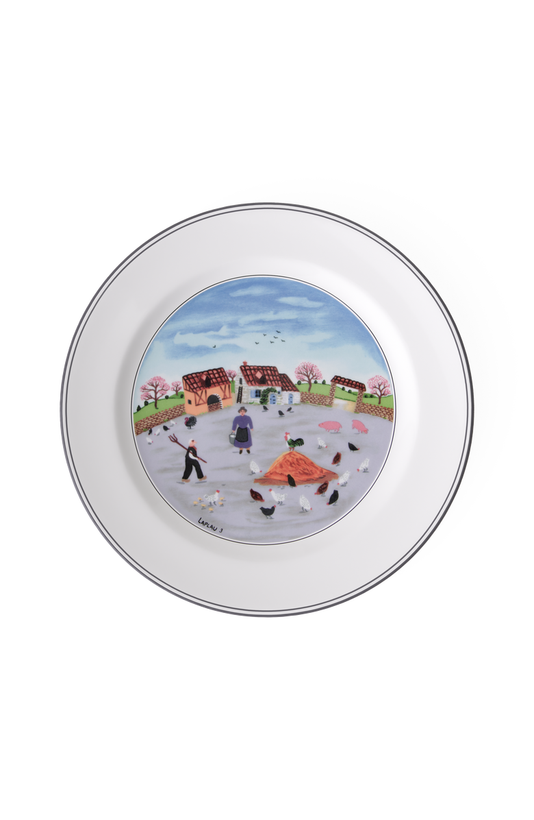 Villeroy & Boch Design Naif Dinner Plate #3 Country Yard, Main, color, NO COLOR