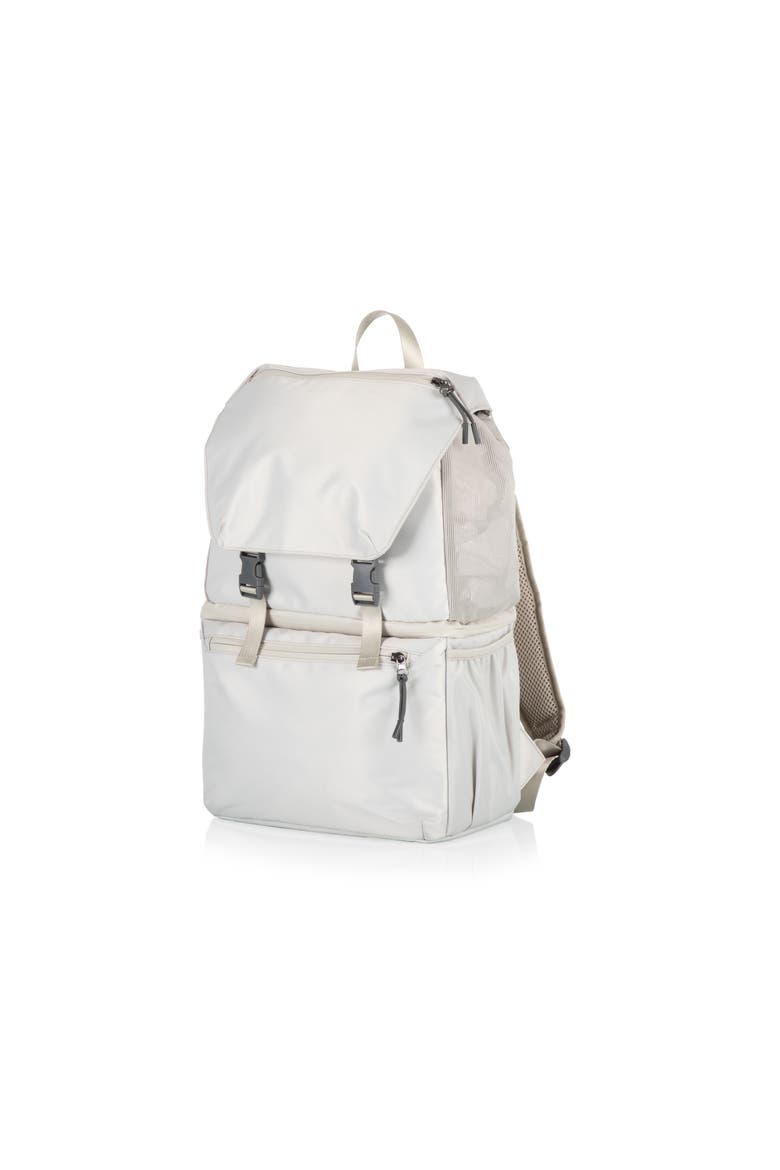 Tarana Recycled Backpack Cooler, Main, color, Halo Gray