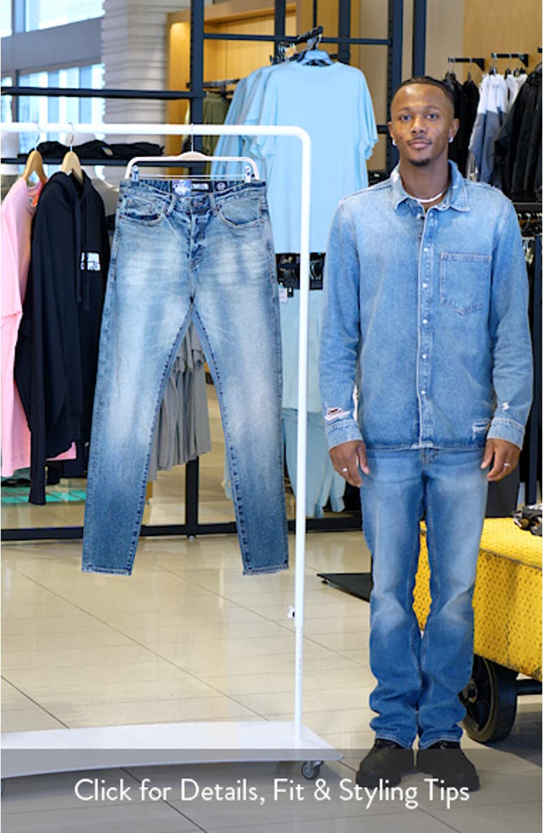 BB Trek Distressed Slim Fit Jeans, sales video thumbnail