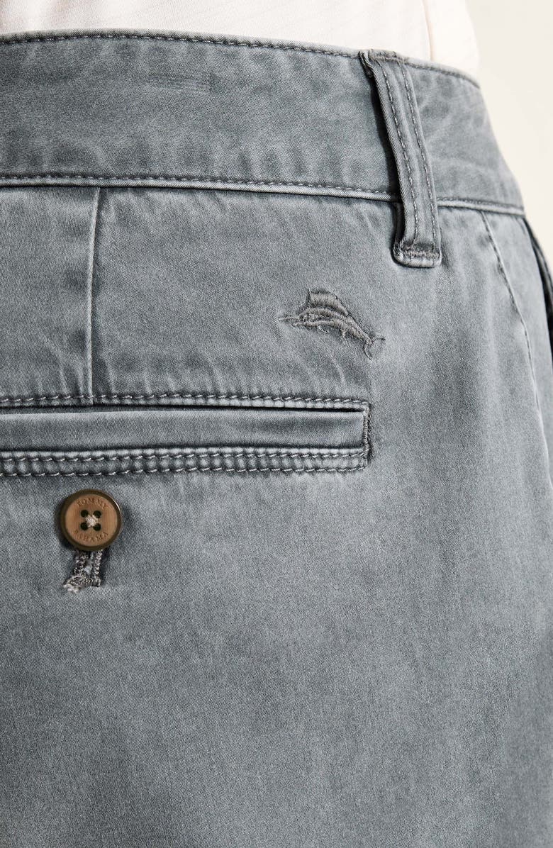 Tommy Bahama Boracay Flat Front Shorts, Alternate, color, Fog Grey