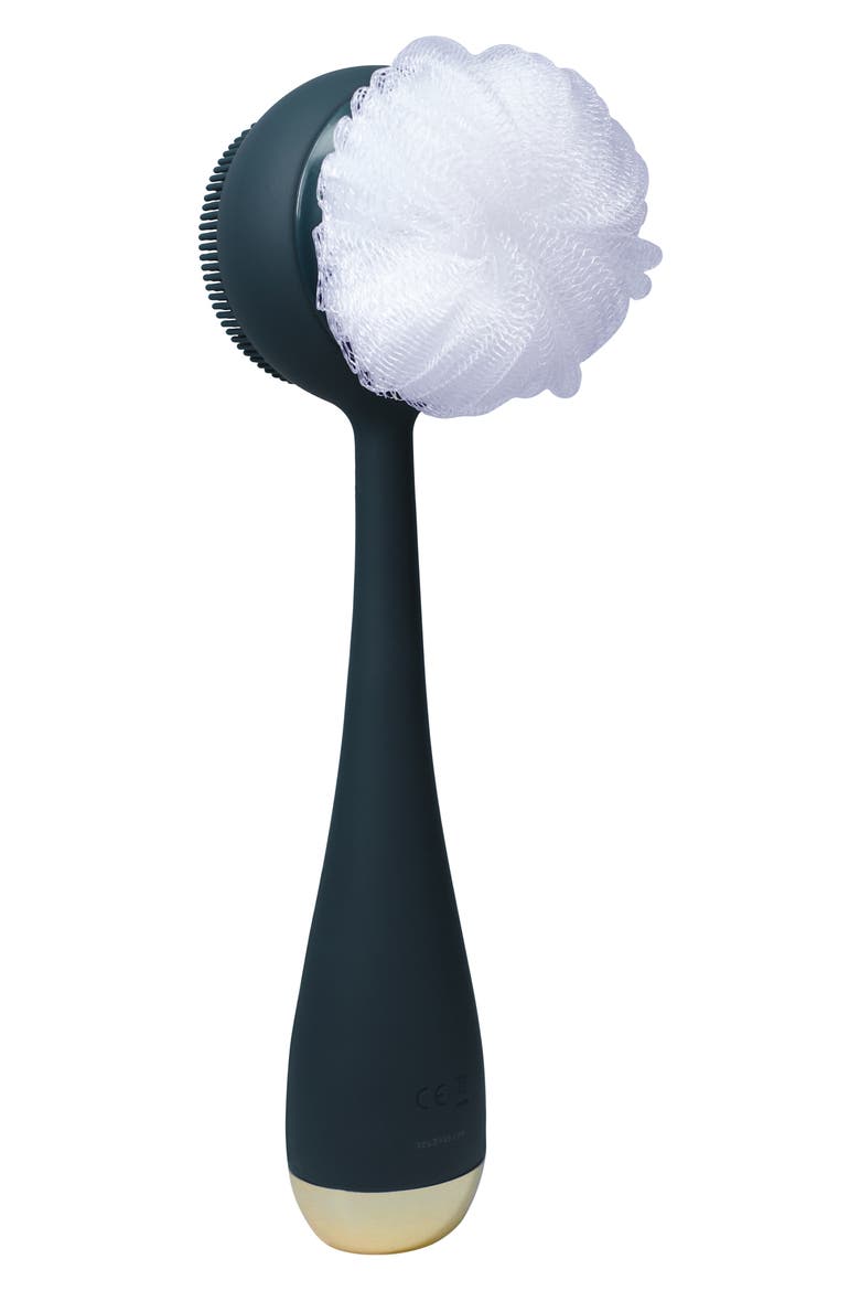 Clean Body Cleansing, Exfoliating, and Massaging Device - Refurbished, Main, color, NAVY
