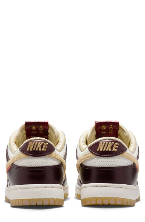 Nike Dunk Low Lx Sneaker In Sail/gold/sail